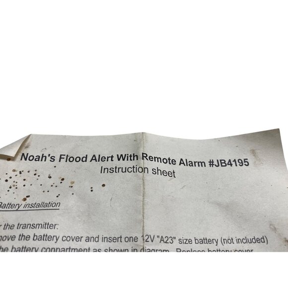 Noahs Flood Alert With Remote Alarm #JB4195 - Picture 3 of 8
